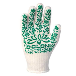 Робочі рукавички DOLONI 620 із точкою ПВХ зелений візерунок Робочі рукавички DOLONI 620 із точкою ПВХ зелений візерунок